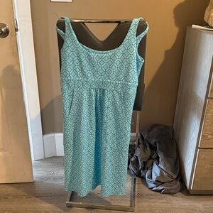 Jude Connally Aqua Geometric Dress